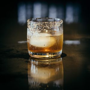 Honey Pepper Penicillin cocktail