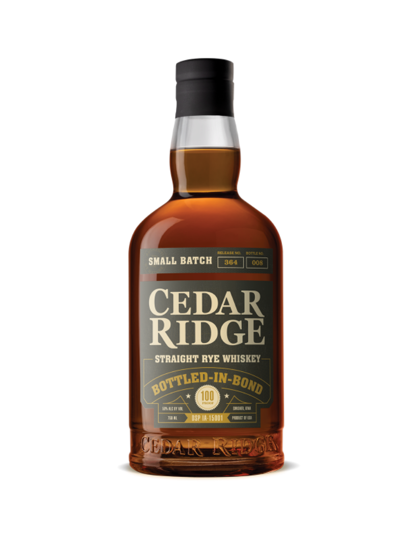 Cedar Ridge Bottled-in-Bond Rye Whiskey