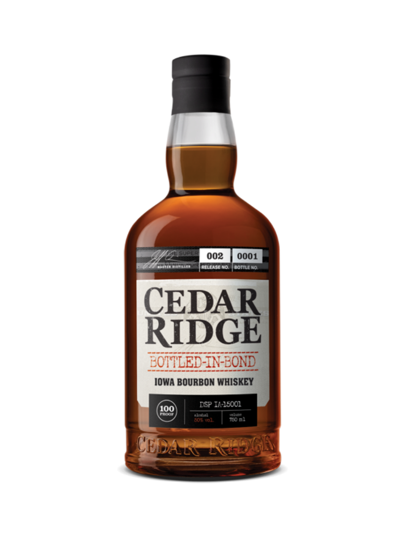 Cedar Ridge Bottled-in-Bond Bourbon Whiskey